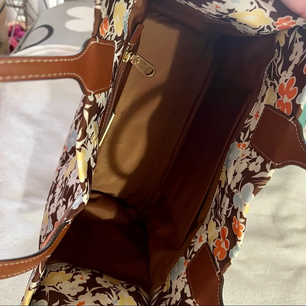 Tory Burch Ella Tote Mini “Lucky Meadow” - Picture 4 of 7